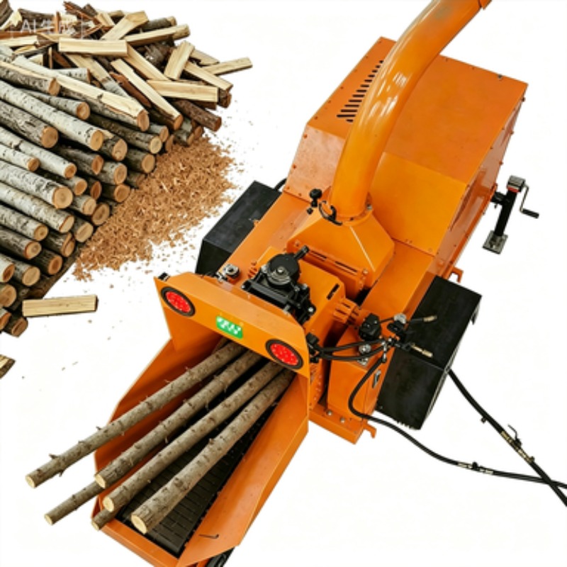 Agriculture Farming Products - Customized Electric Wood Chipper Mulcher Quiet