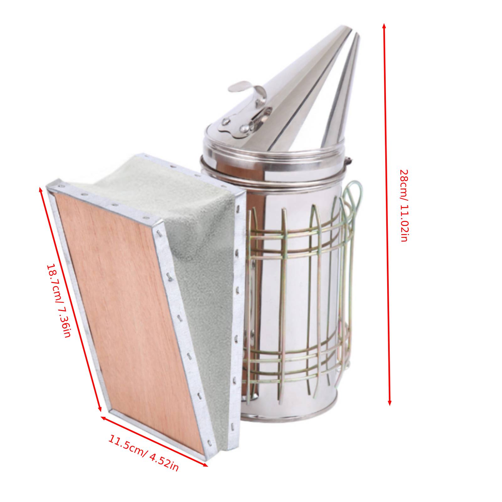 2-in-1 Stainless Steel Bee Smo - Bee Smoker Tool 评论和价格