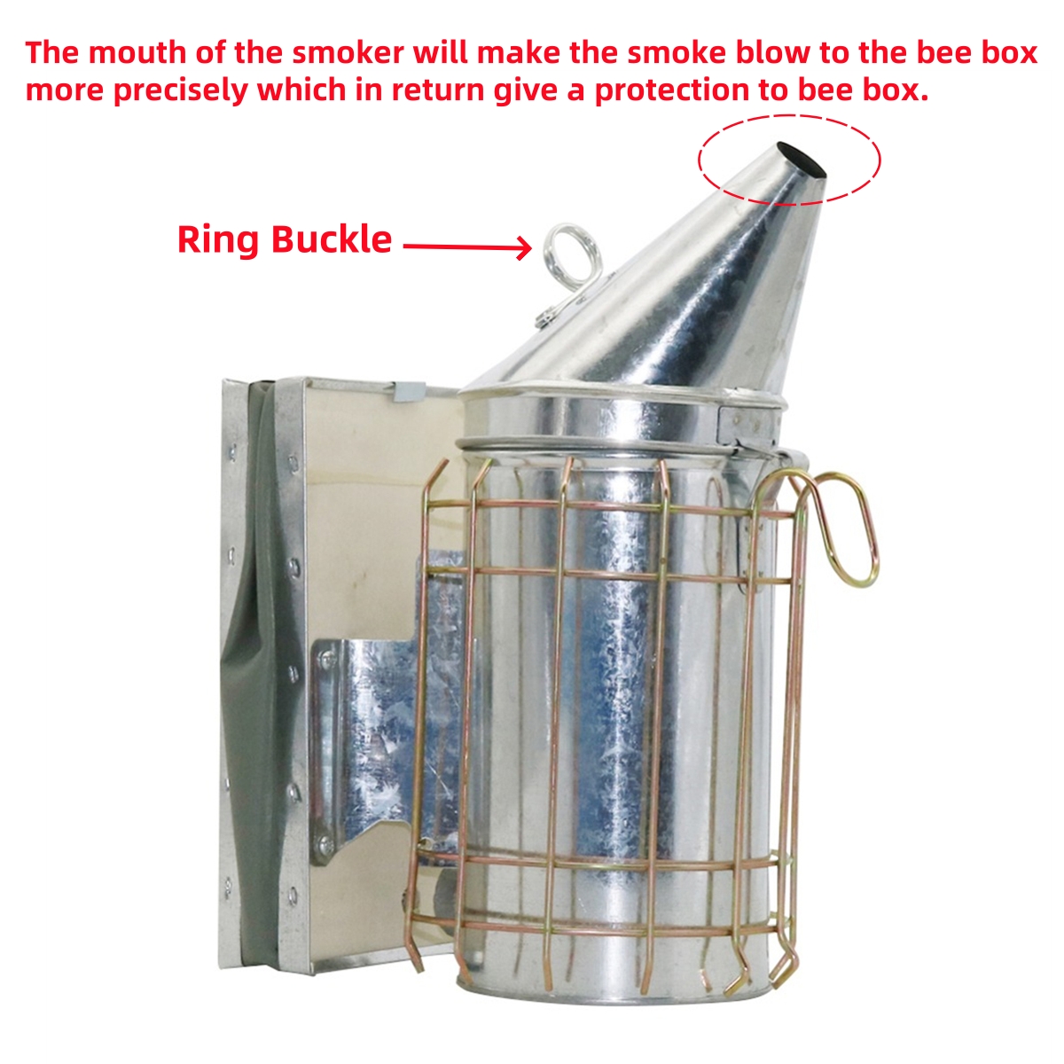 Beekeeping Stainless Steel Lea - Bee Smoker Tool 评论和价格